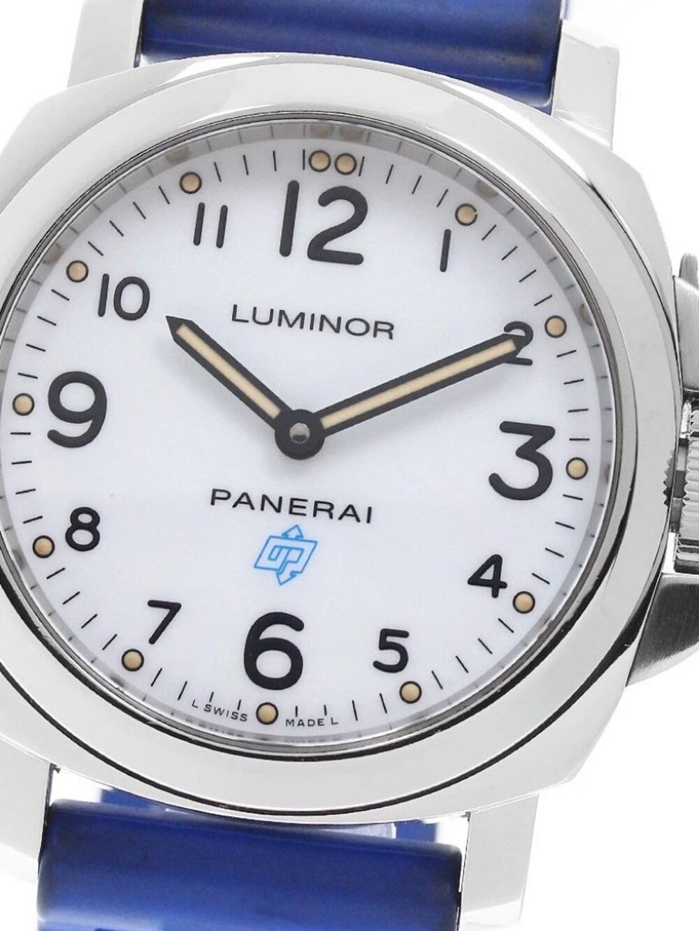PANERAI Base Logo Acciaio PAM00630 white Dial Hand Winding Men's Watch_966351